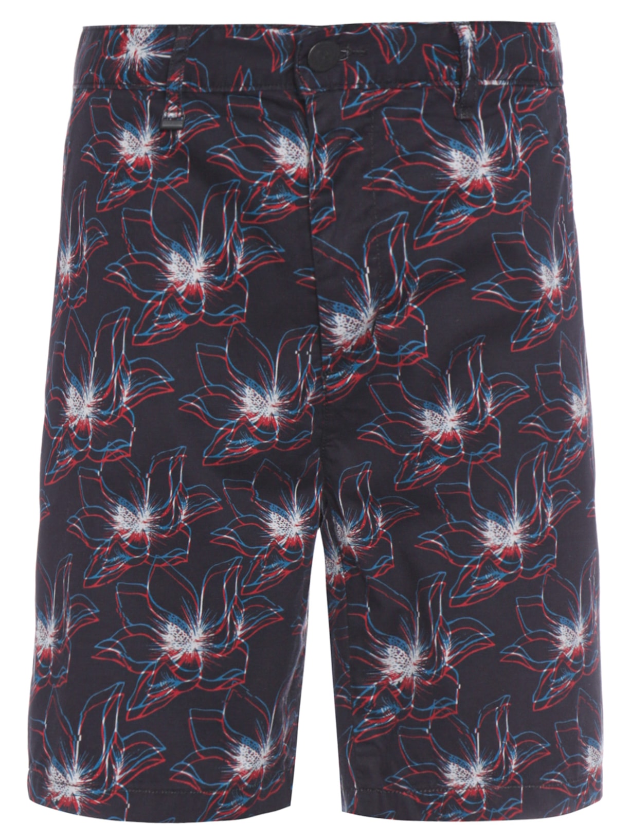 Bermuda Masculina 3D Flower - Preto