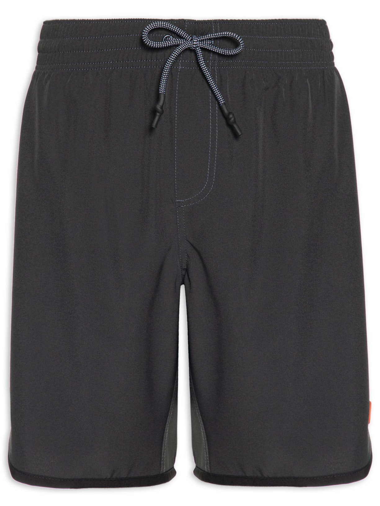 Bermuda Masculina 4way Com Contraste - Cinza