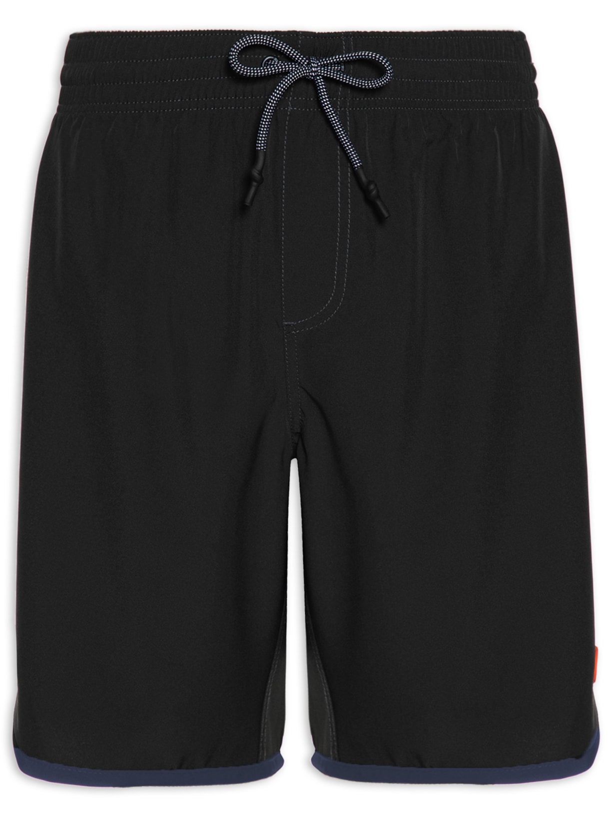 Bermuda Masculina 4way Com Contraste - Preto