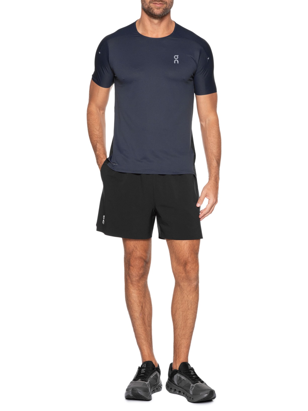 Bermuda Masculina 5 Court Shorts 1 Preto On Running