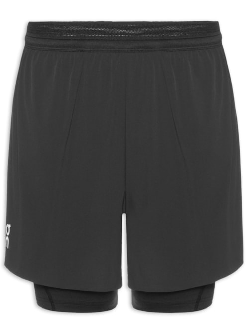 Bermuda Masculina 5'' Performance 2/1 Short - Preto