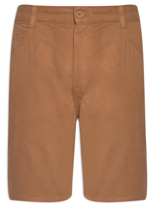 Bermuda Masculina 5 Pockets Basic - Marrom
