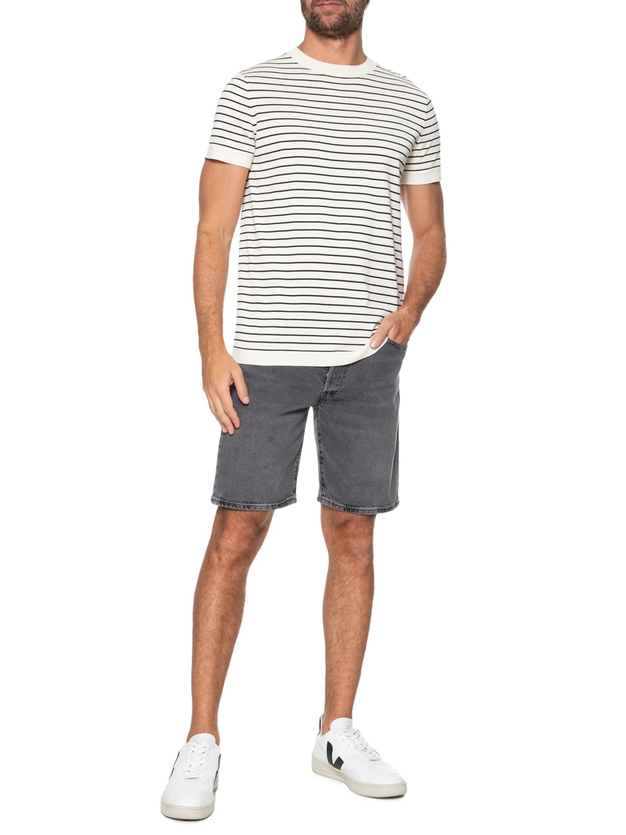 Bermuda Masculina 501®original Cinza Levi's