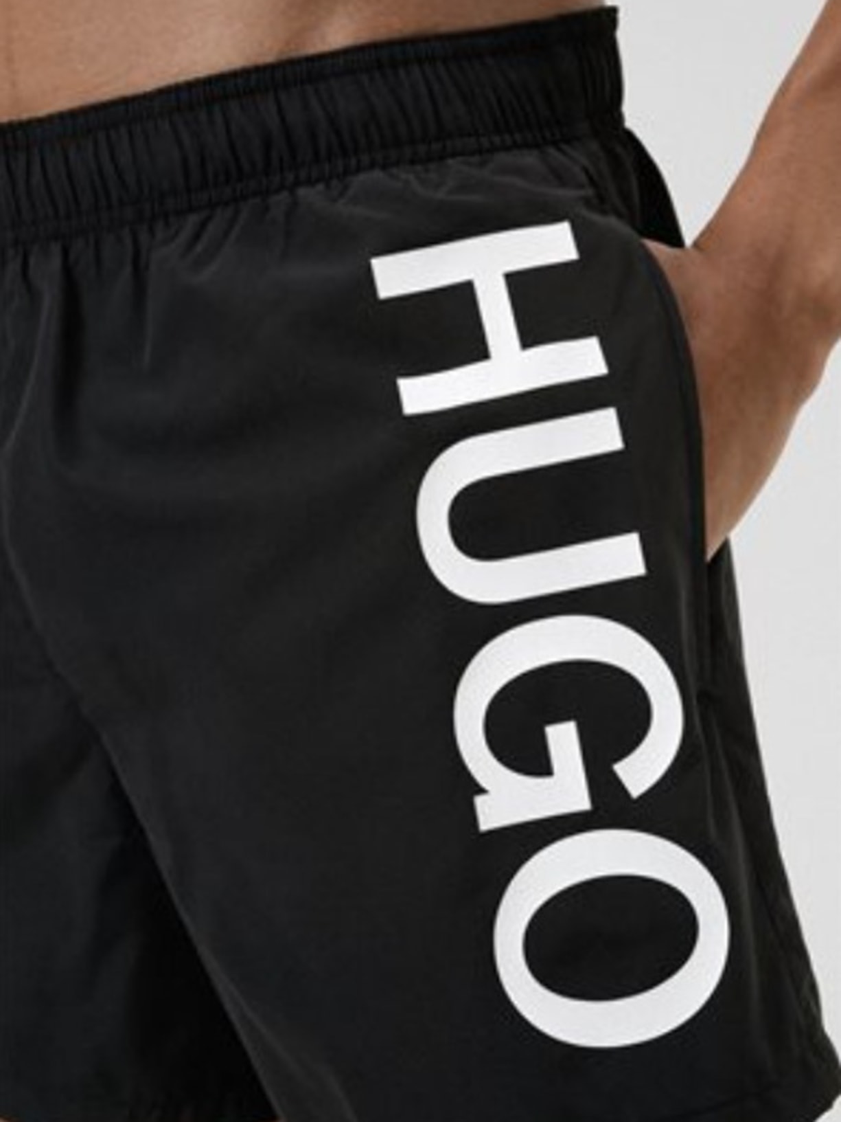 Bermuda Masculina Abas Preto Hugo