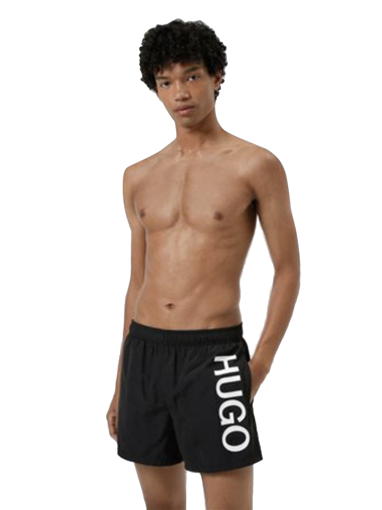 Bermuda Masculina Abas Preto Hugo