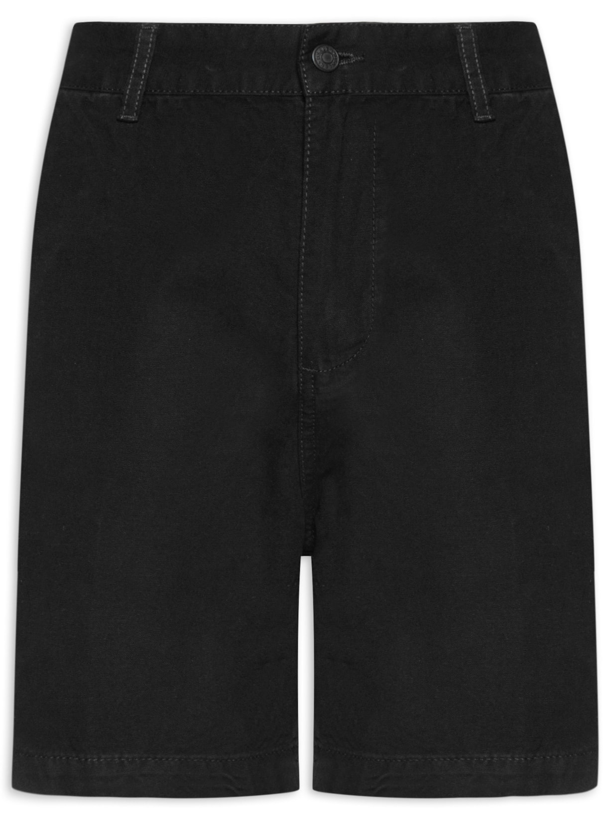 Bermuda Masculina Alfaiataria Cotton E-Basics - Preto