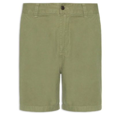 Bermuda Masculina Alfaiataria Cotton E-Basics - Verde