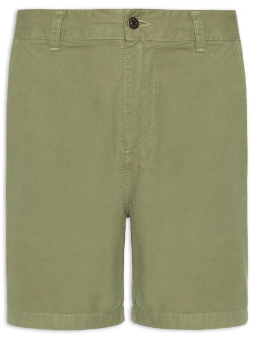 Bermuda Masculina Alfaiataria Cotton E-Basics - Verde