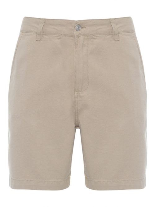 Bermuda Masculina Alfaiataria E-basics - Bege