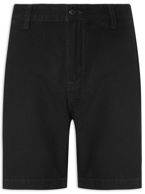 Bermuda Masculina Alfaiataria E-basics - Preto