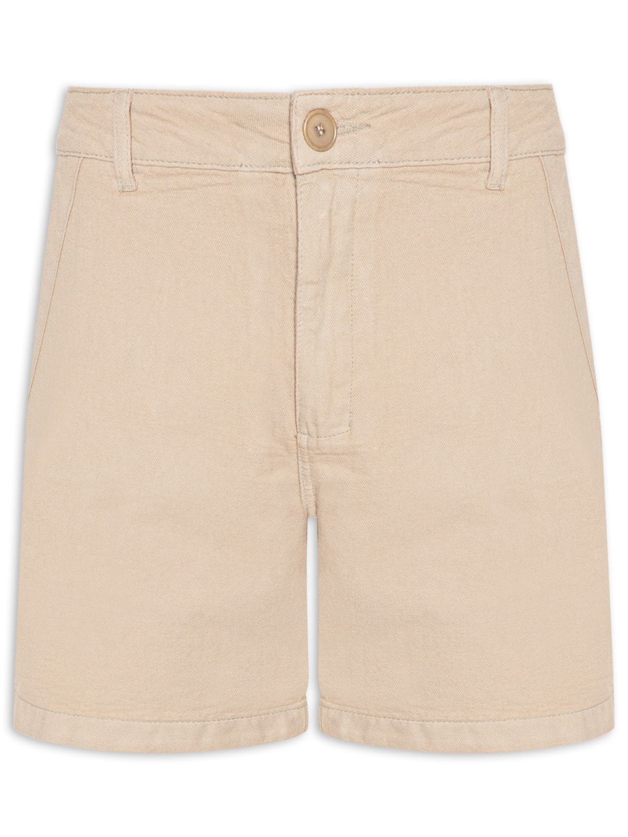 Bermuda Masculina Alfaiataria Flow Basic - Bege