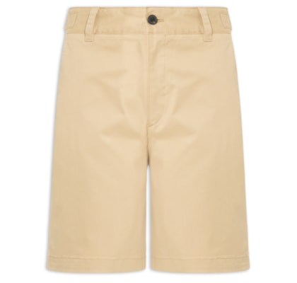 Bermuda Masculina Alfaiataria Genar261S - Bege