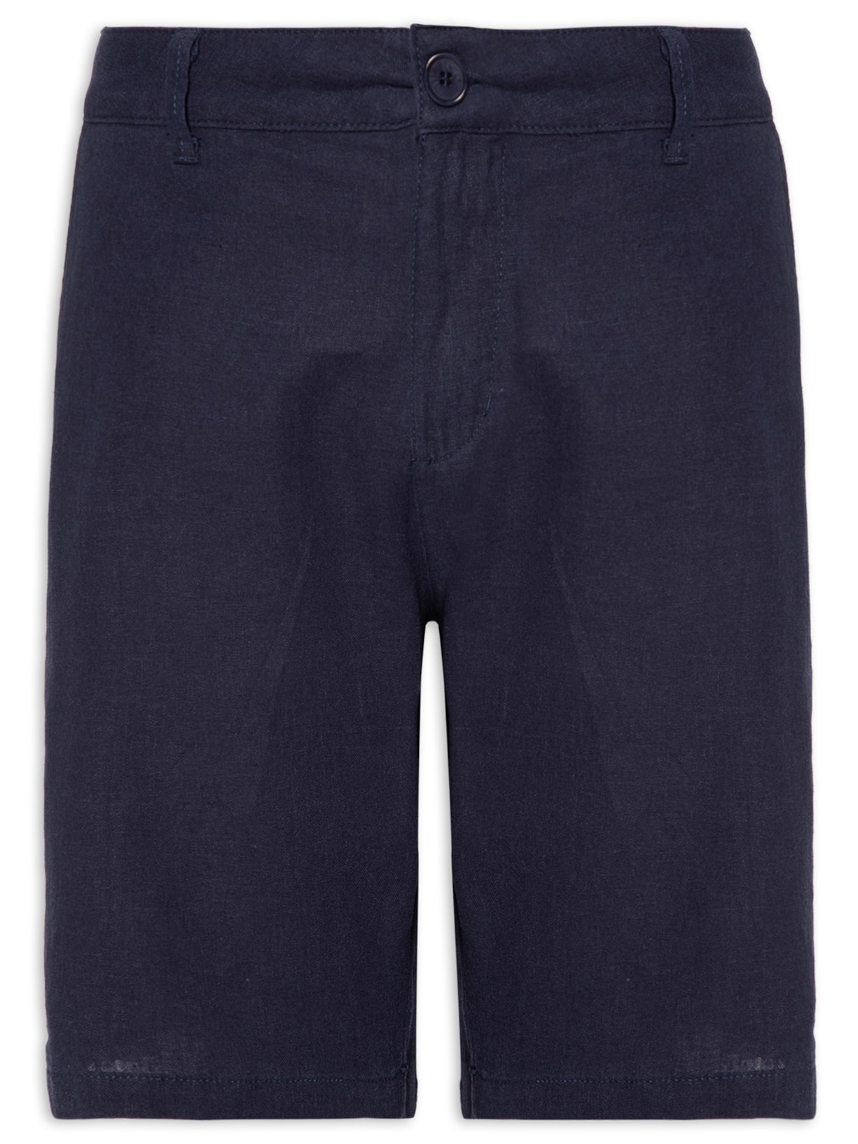 Bermuda Masculina Alfaiataria Linen Blithe Azul Osklen