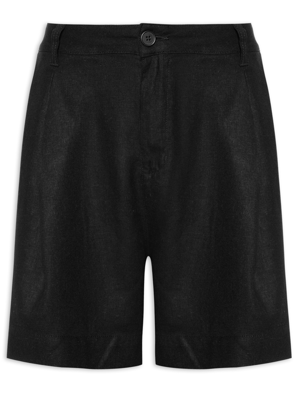 Bermuda Masculina Alfaiataria Linen Jazz - Preto