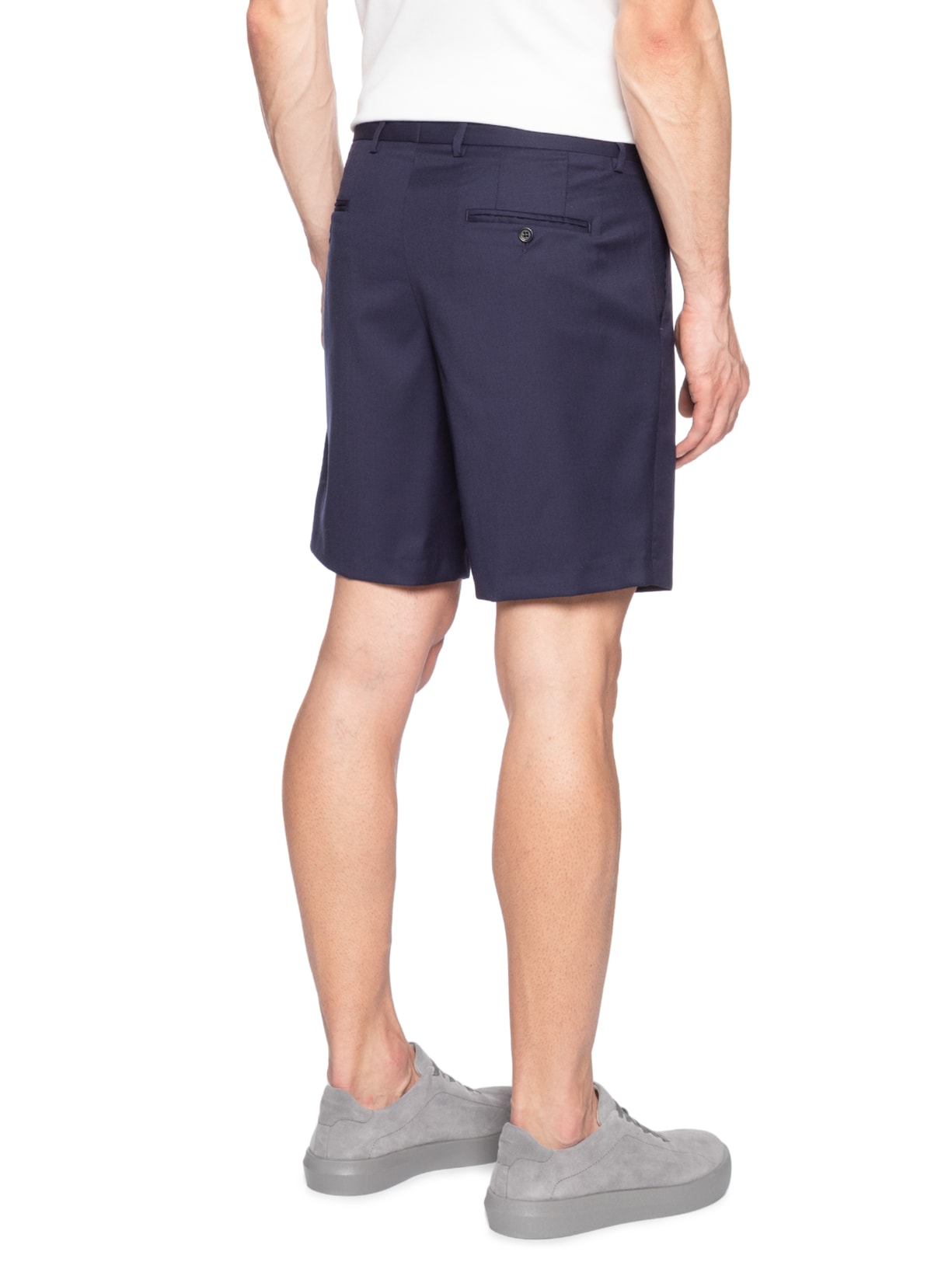 Bermuda Masculina Alfaiataria Z461 Azul Ricardo Almeida