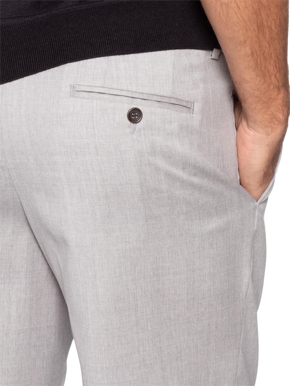 Bermuda Masculina Alfaiataria Z461 Cinza Ricardo Almeida