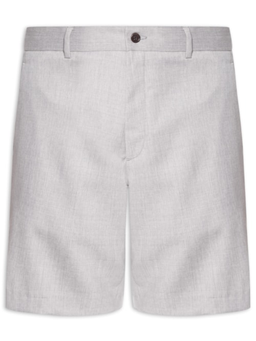 Bermuda Masculina Alfaiataria Z461 - Cinza