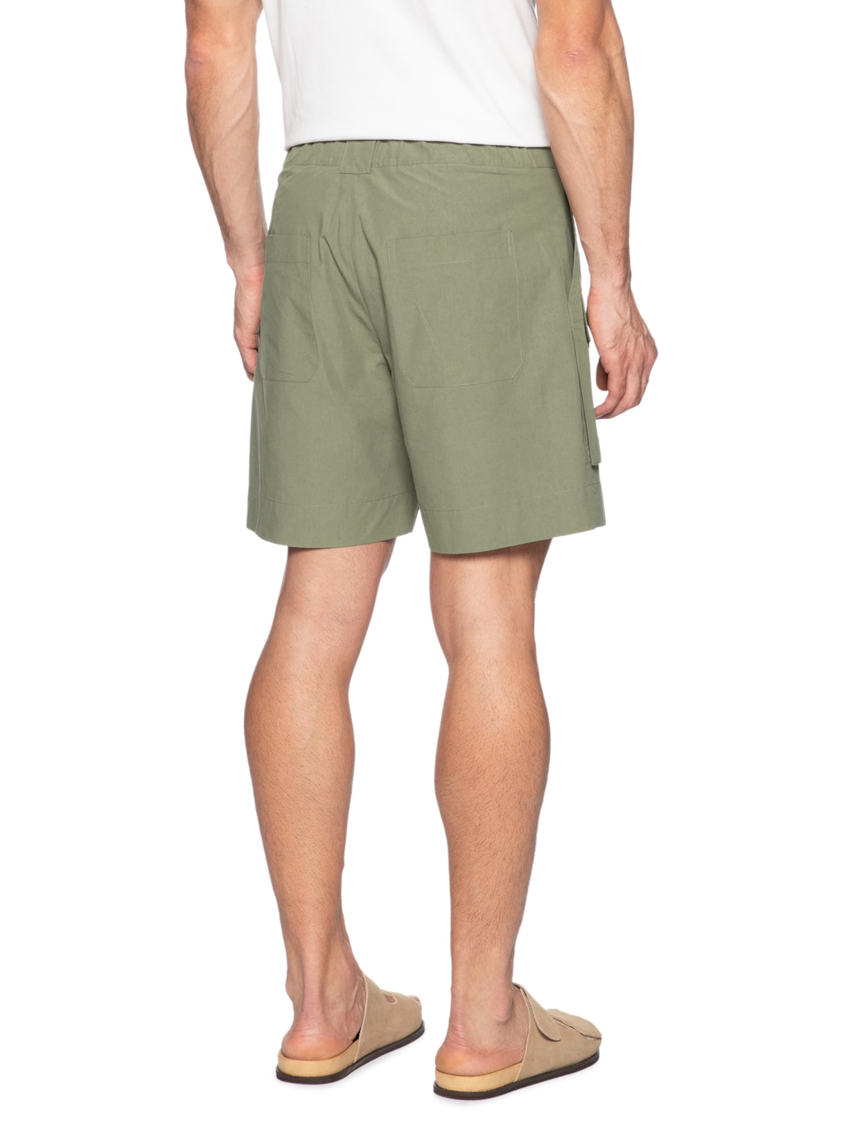 Bermuda Masculina Algodão Cargo Verde Handred