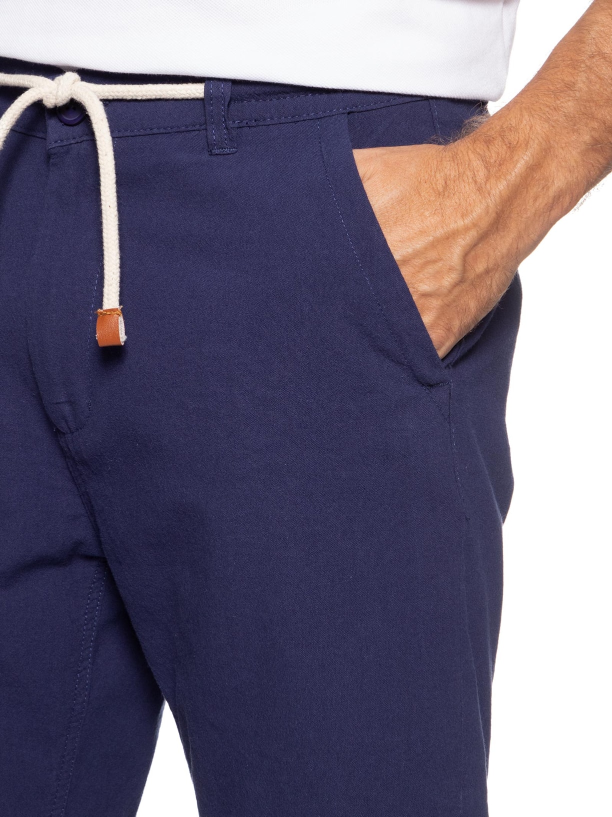 Bermuda Masculina Algodão Ocean Azul '2 Essential