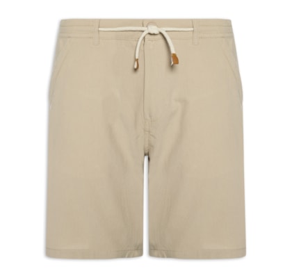 Bermuda Masculina Algodão Ocean - Bege