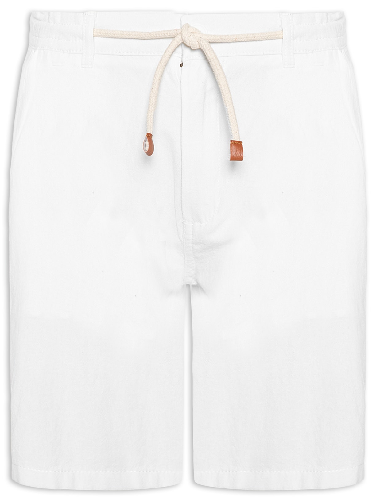 Bermuda Masculina Algodão Ocean - Branco