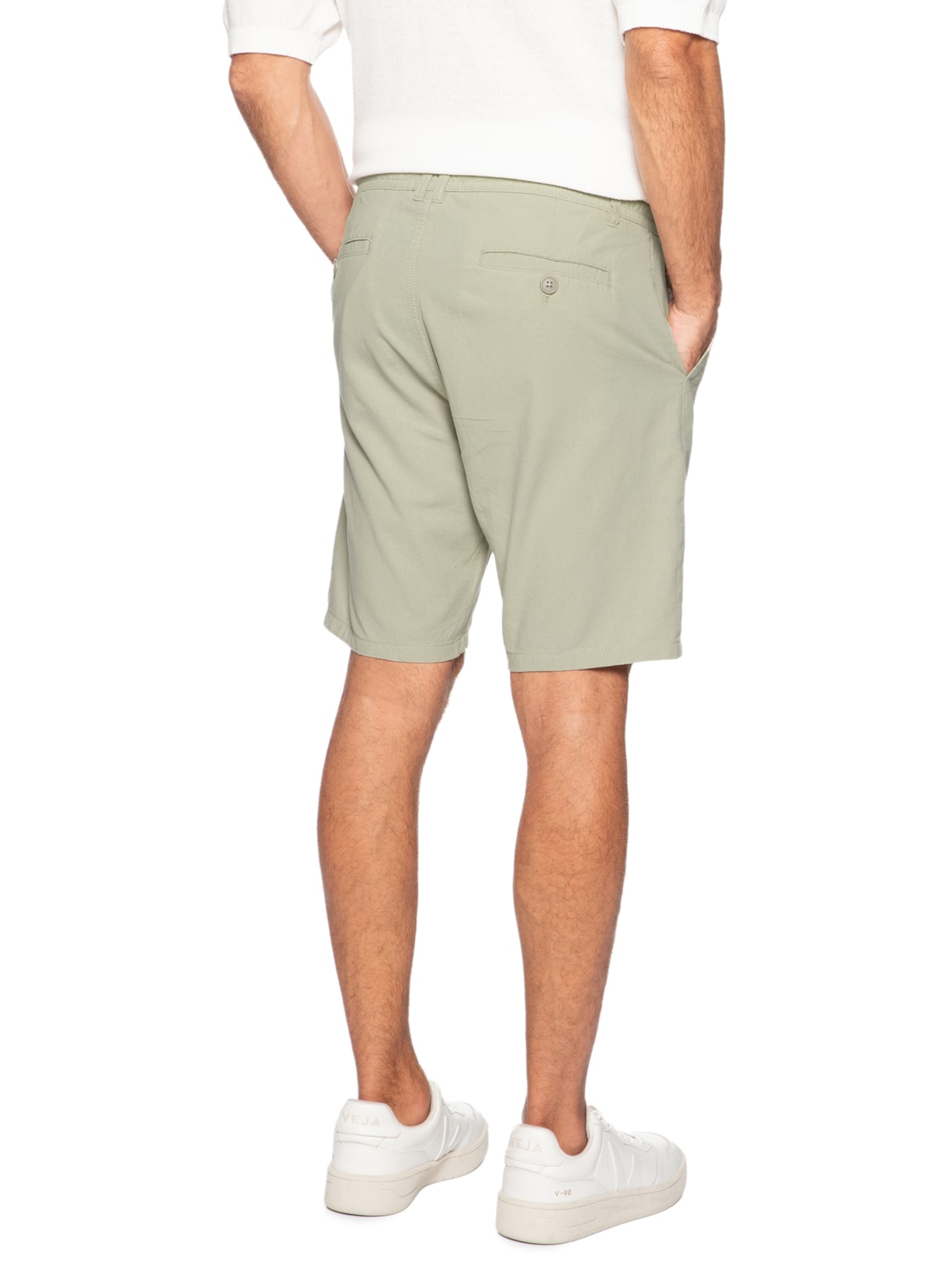 Bermuda Masculina Algodão Ocean Verde '2 Essential
