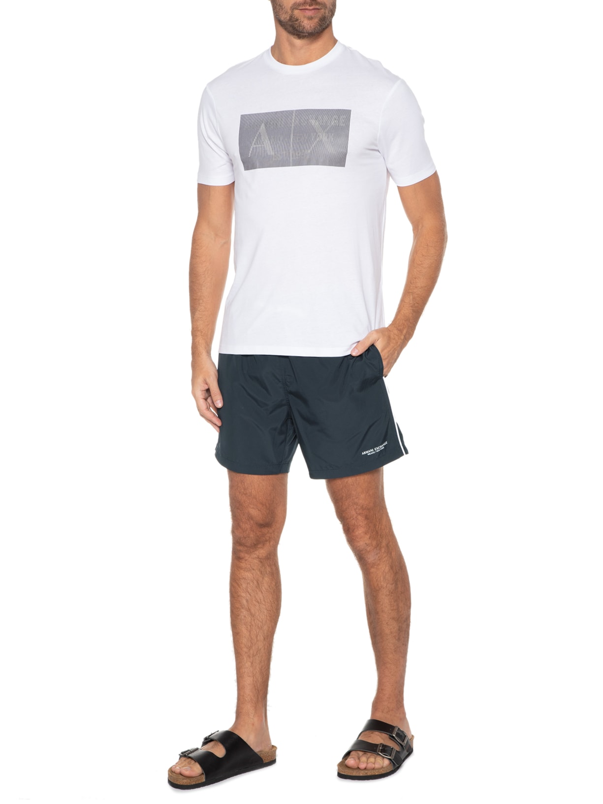 Bermuda Masculina Azul Armani Exchange