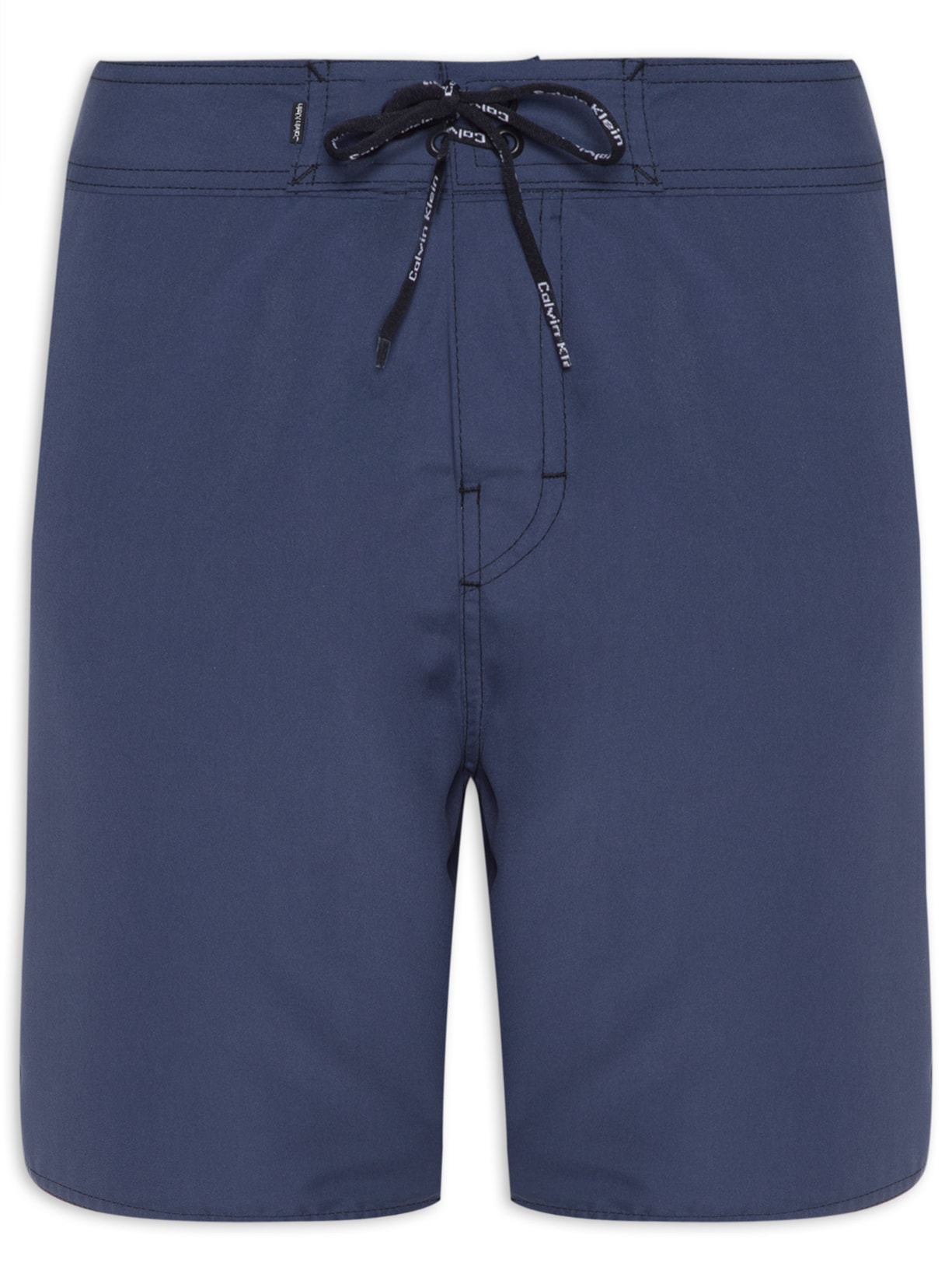 Bermuda Masculina Azul D'água Liso Micro Básica - Azul