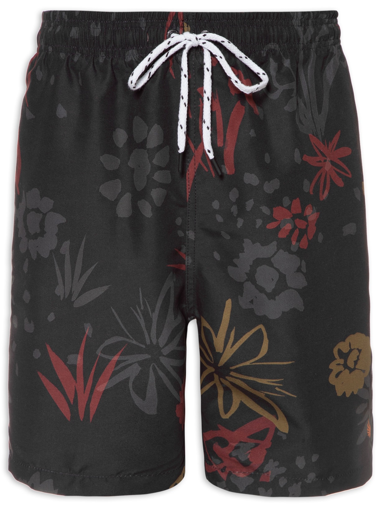 Bermuda Masculina Banho Forest - Preto