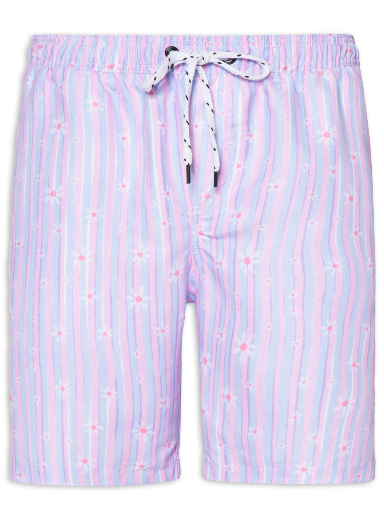 Bermuda Masculina Banho Margarida Mini-03 - Rosa