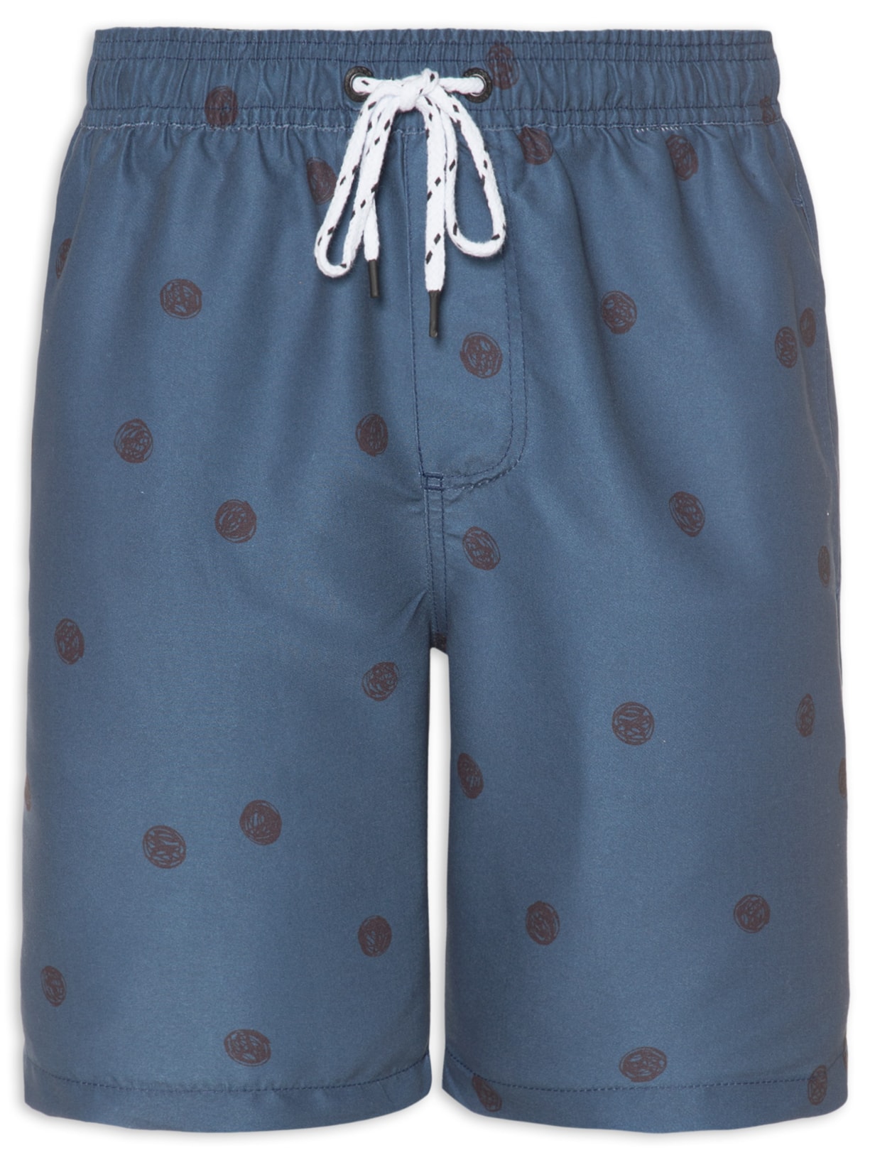 Bermuda Masculina Banho Poá - Azul