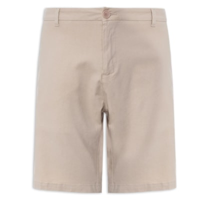 Bermuda Masculina Basic Linen - Bege