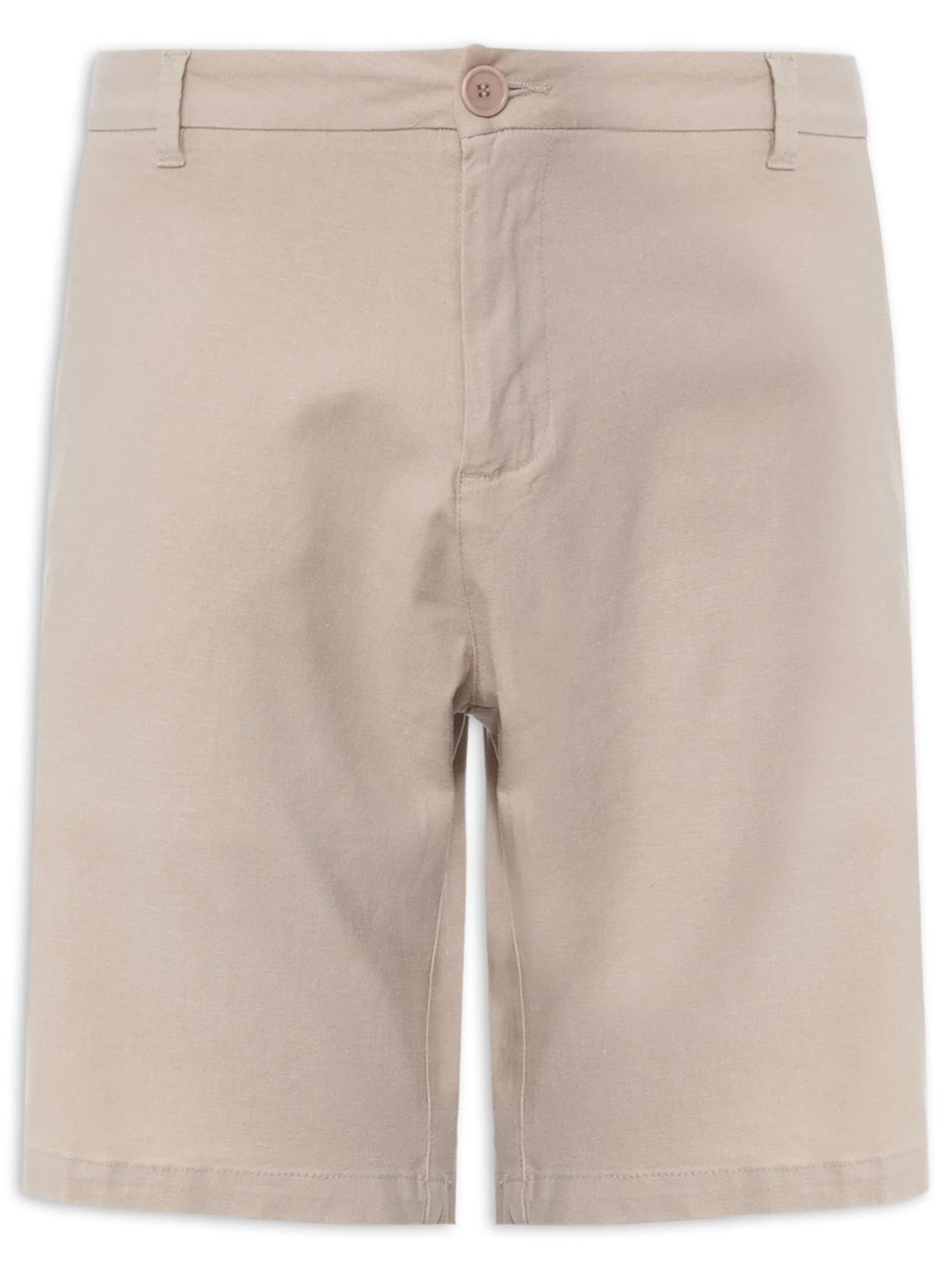 Bermuda Masculina Basic Linen - Bege