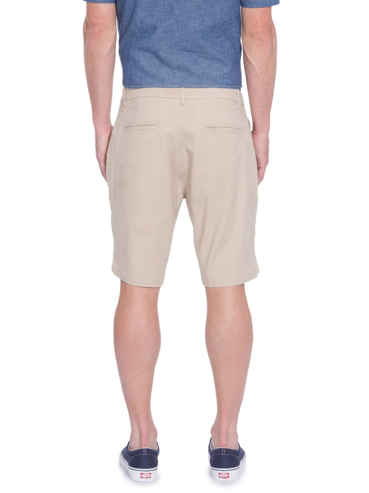 Bermuda Masculina Basic Linen Bege Osklen