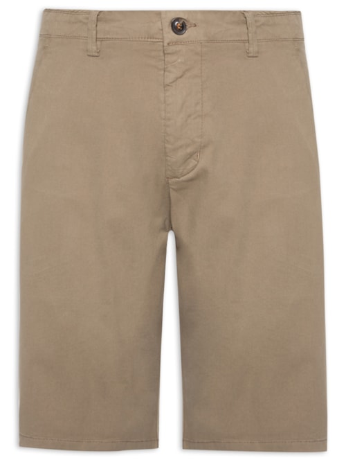 Bermuda Masculina Básica - Bege