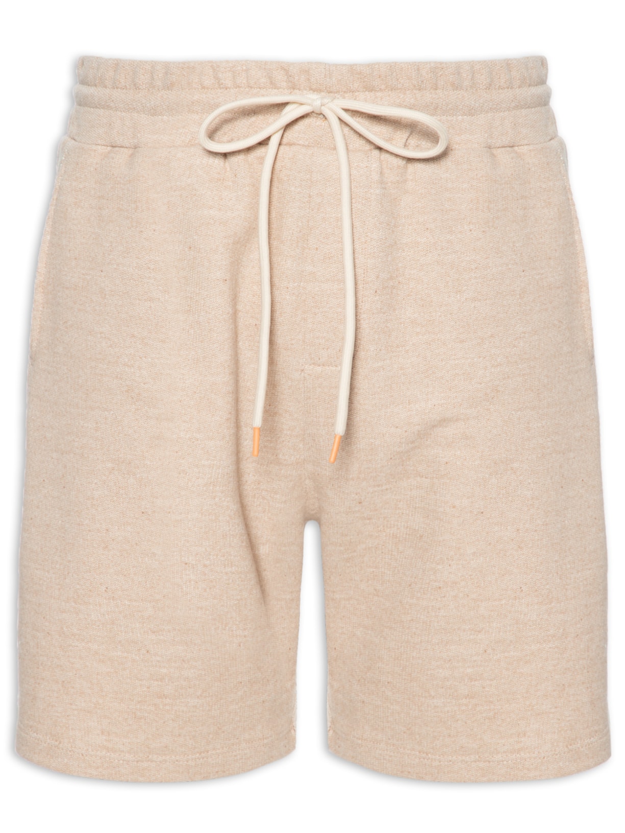 Bermuda Masculina Básica Moletom - Bege