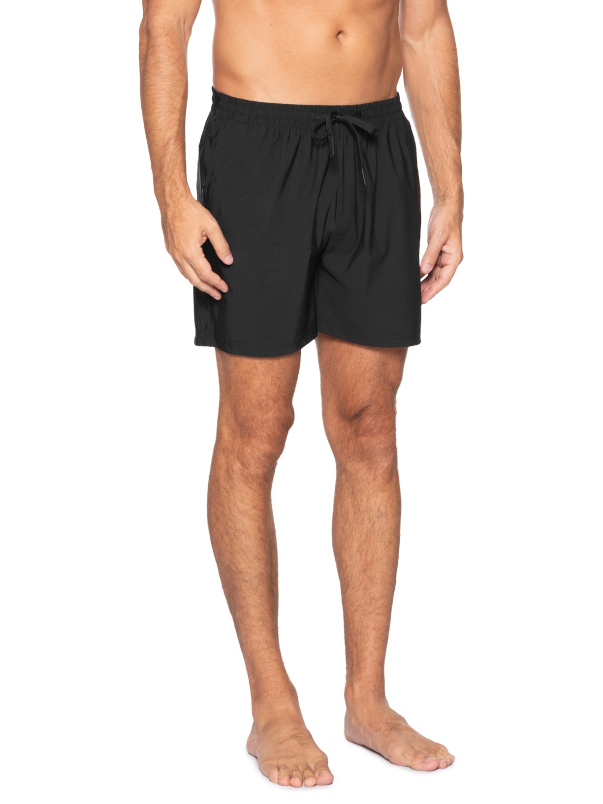 Bermuda Masculina Beachwear Preto '2 Essential