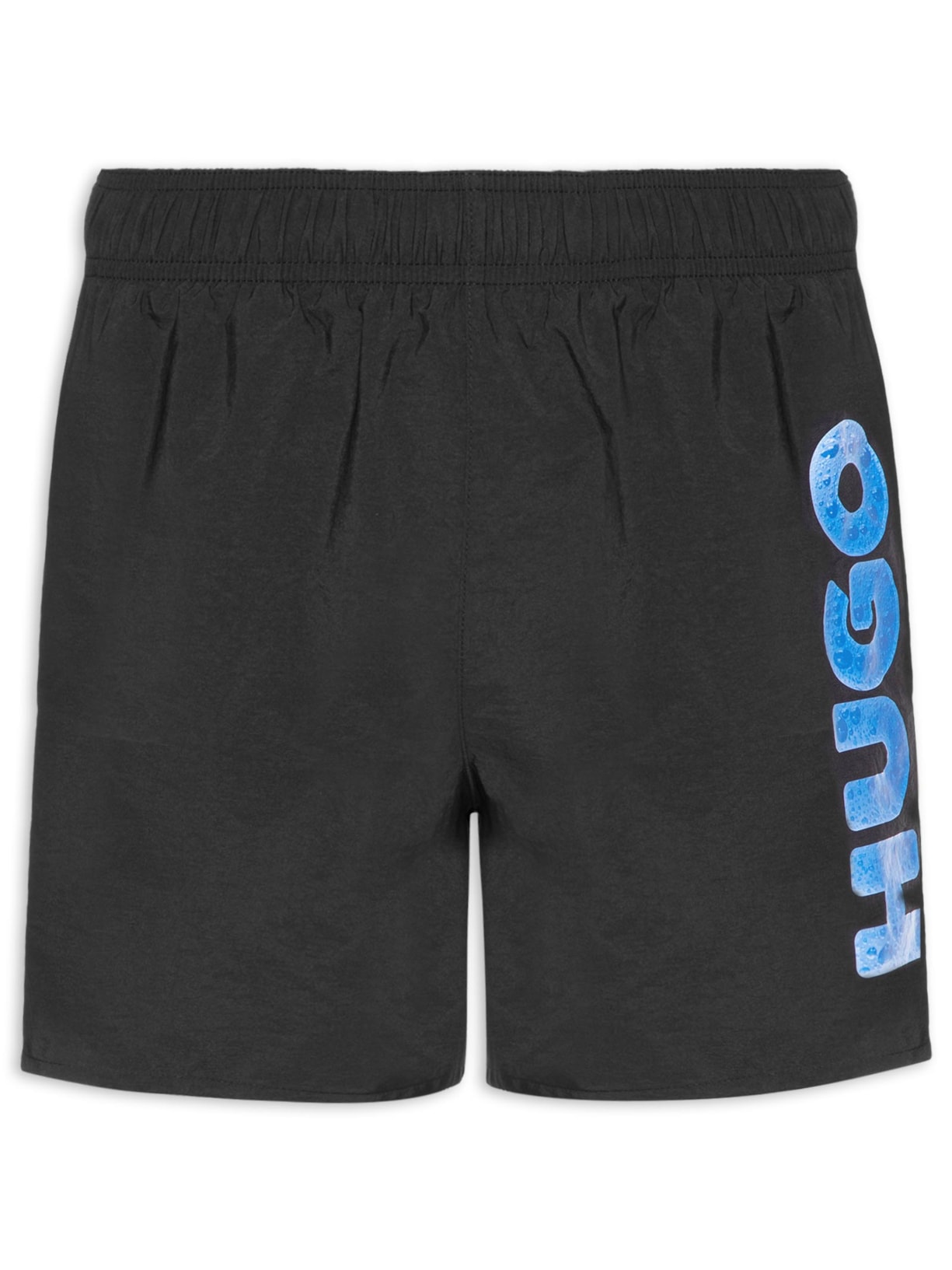 Bermuda Masculina Beachwear Splash Preto Hugo