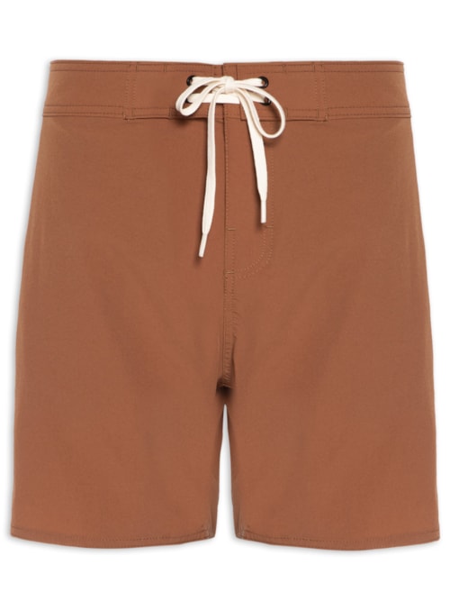 Bermuda Masculina Boardshort Flex Cargo Carpet Cognac - Laranja