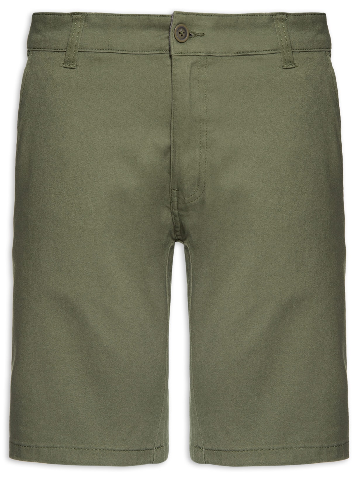Bermuda Masculina Bolso Com Botão - Verde