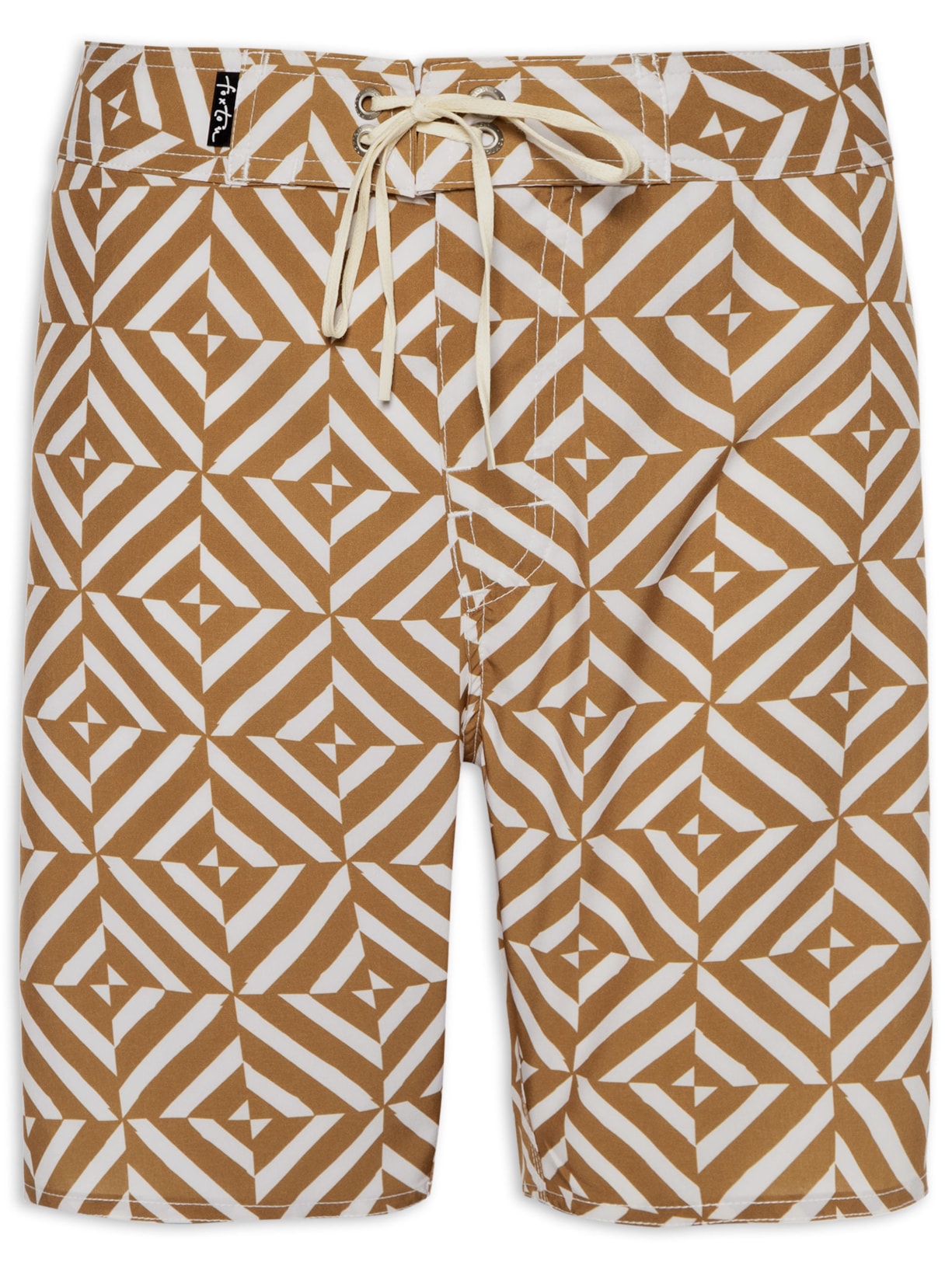 Bermuda Masculina Caleidoscópio - Bege