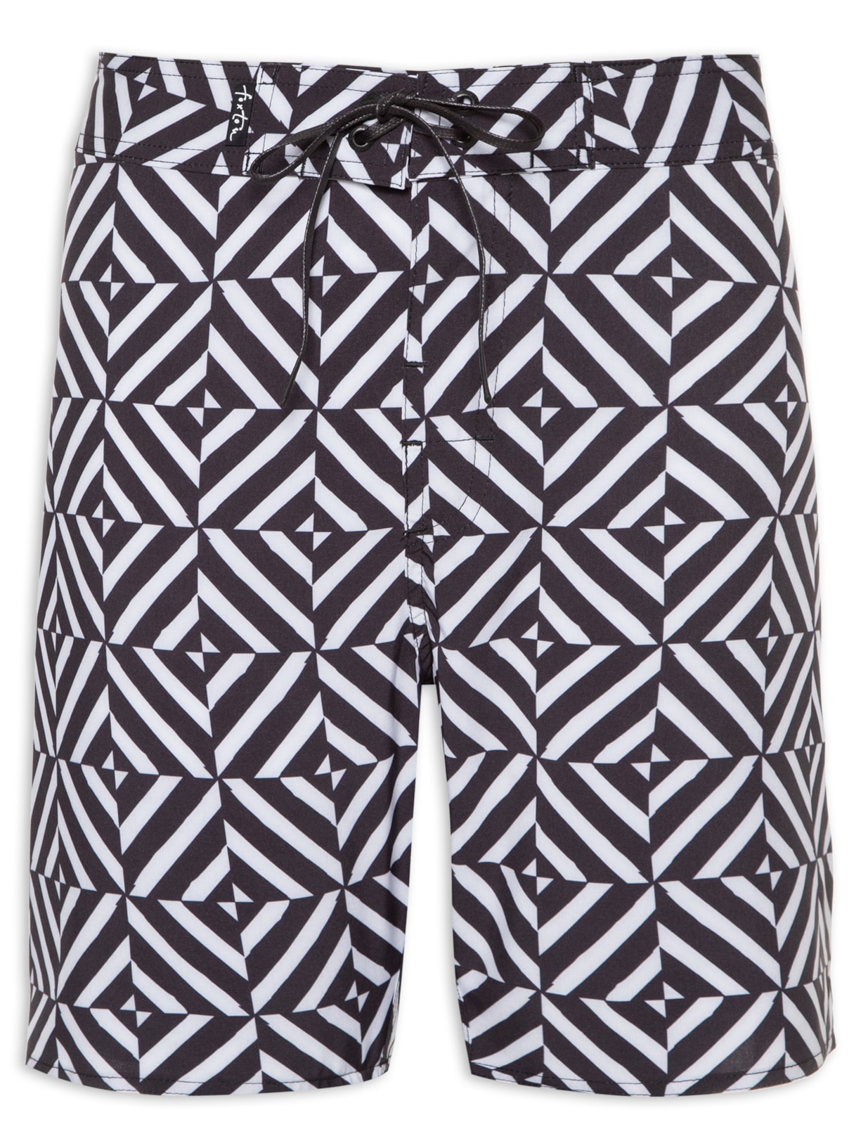 Bermuda Masculina Caleidoscópio - Preto