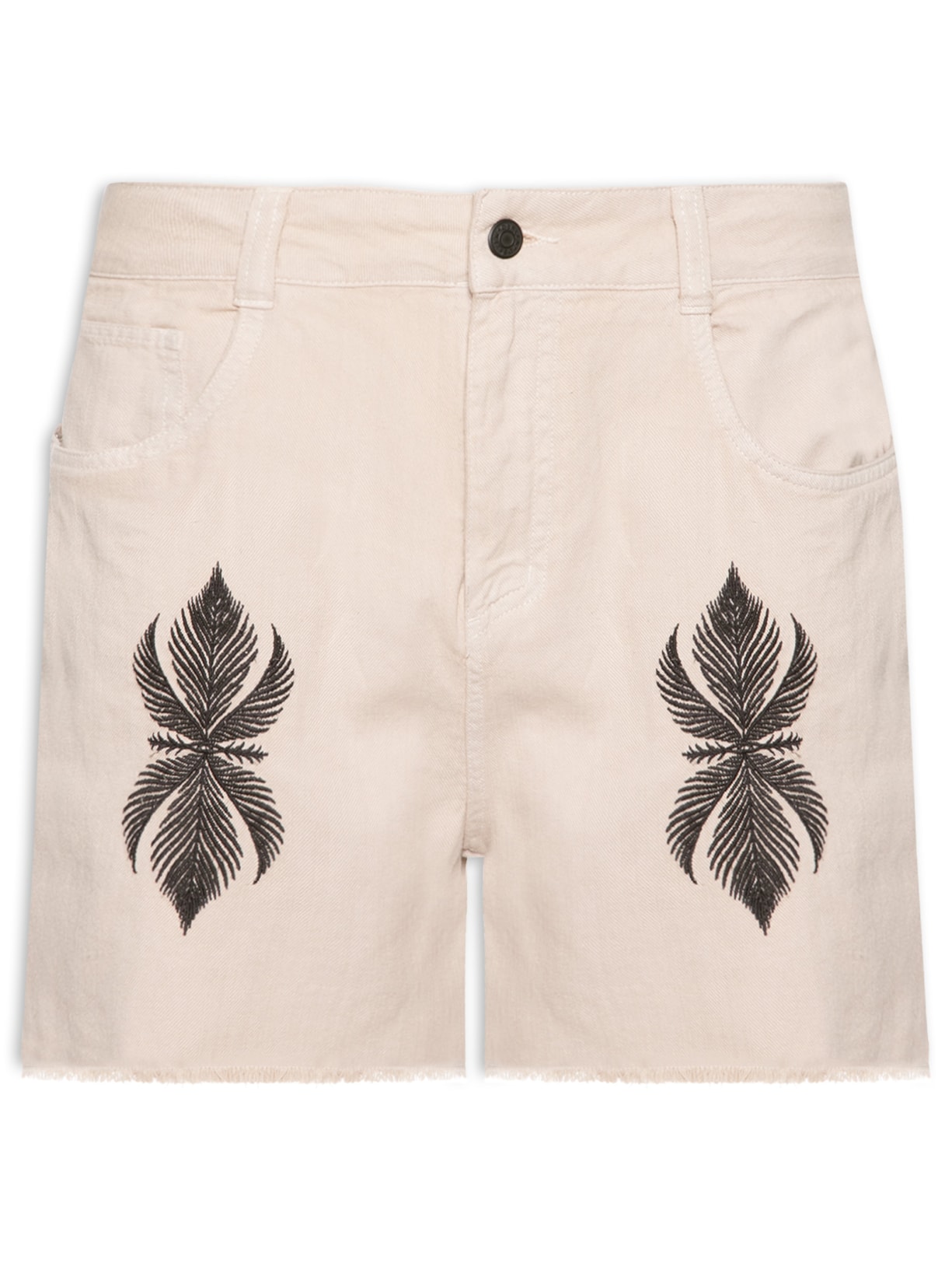 Bermuda Masculina Cânhamo Leaf Bege Osklen