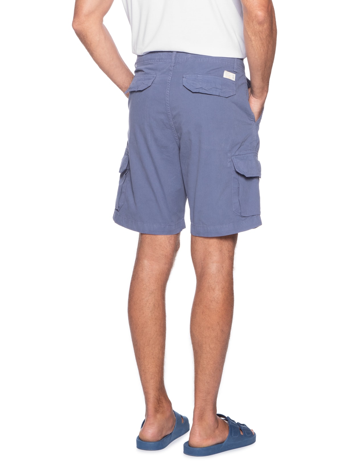 Bermuda Masculina Cargo Azul Pineapple