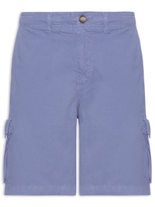 Bermuda Masculina Cargo - Azul