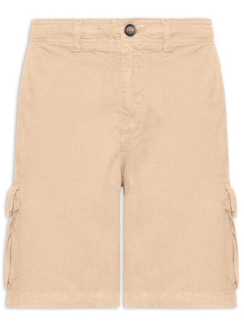 Bermuda Masculina Cargo - Bege