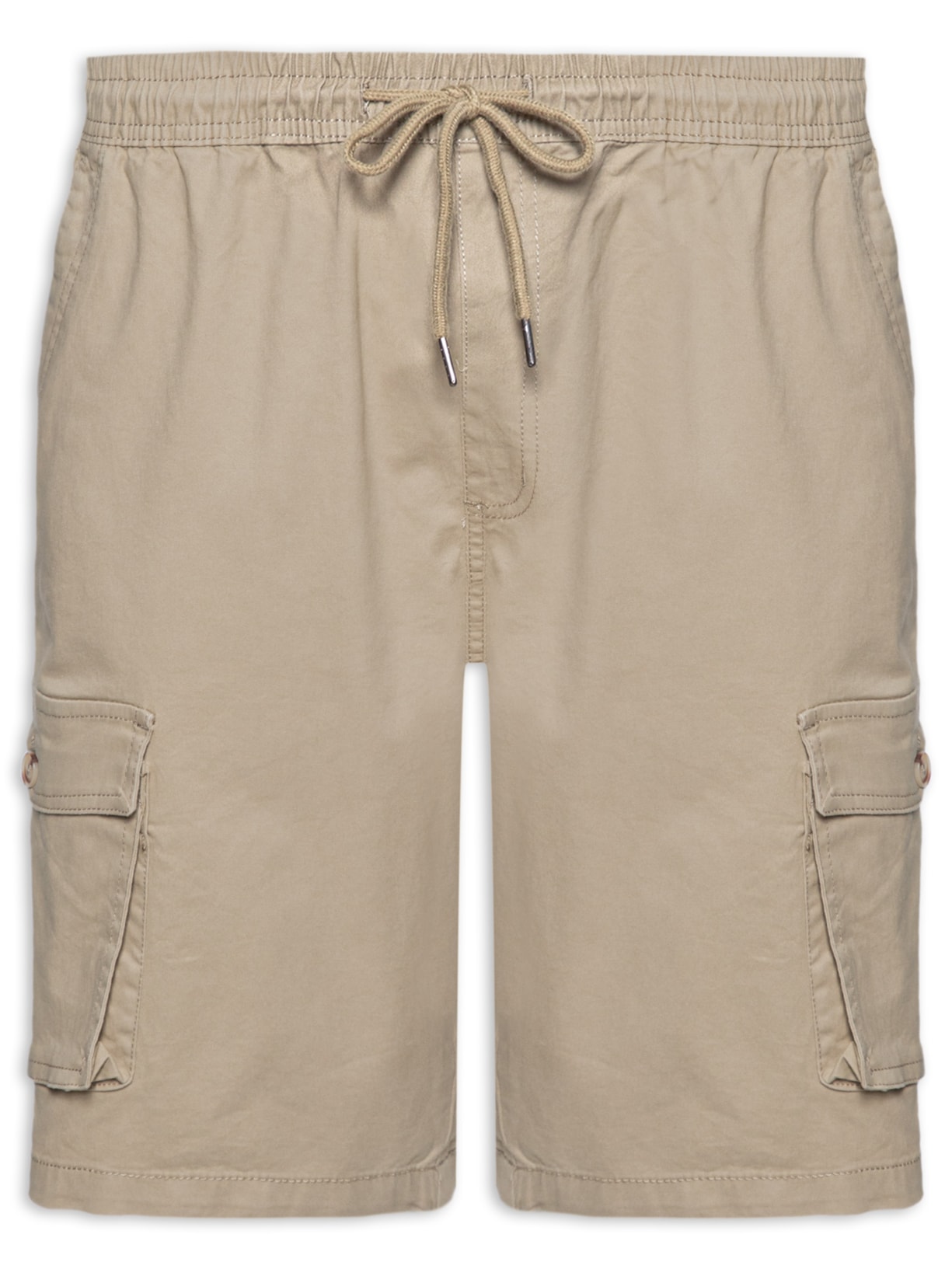 Bermuda Masculina Cargo Color - Bege