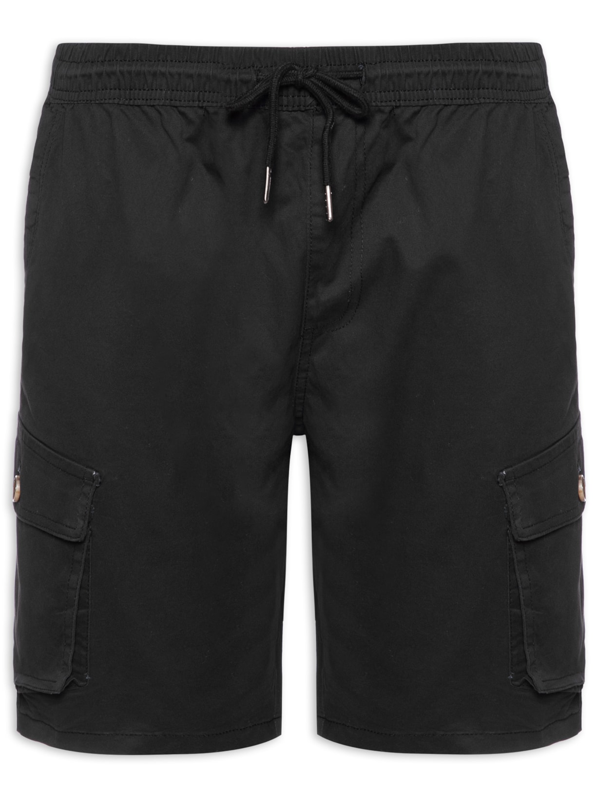 Bermuda Masculina Cargo Color - Preto