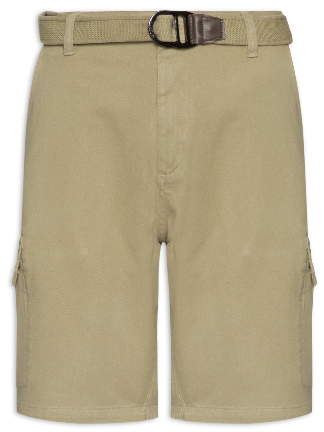 Bermuda Masculina Cargo com Cinto - Marrom