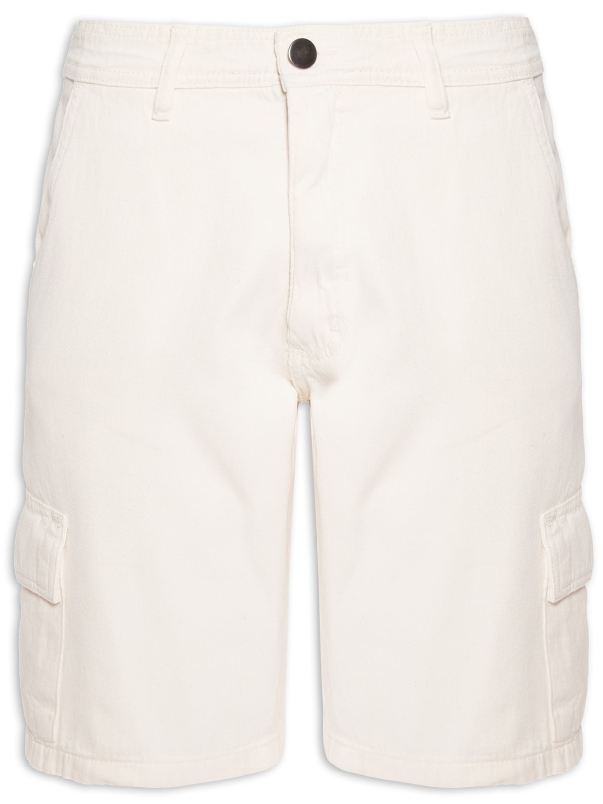 Bermuda Masculina Cargo Off White '2 Essential